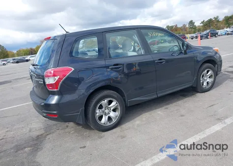 2014 Subaru Forester 2.5I z USA, uszkodzony, nr VIN JF2SJAAC4EH533175